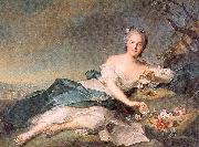 Jean Marc Nattier Henrietta of France as Flora Spain oil painting reproduction